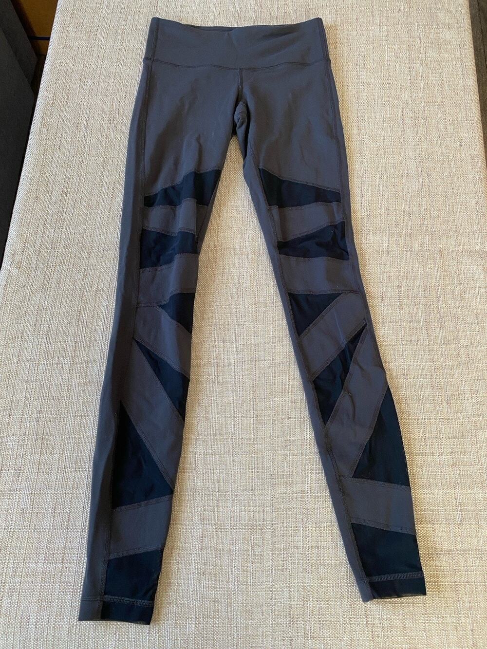 Lululemon Athletica Wunder Under Mesh Bandage High Rise Tech Cutout 6